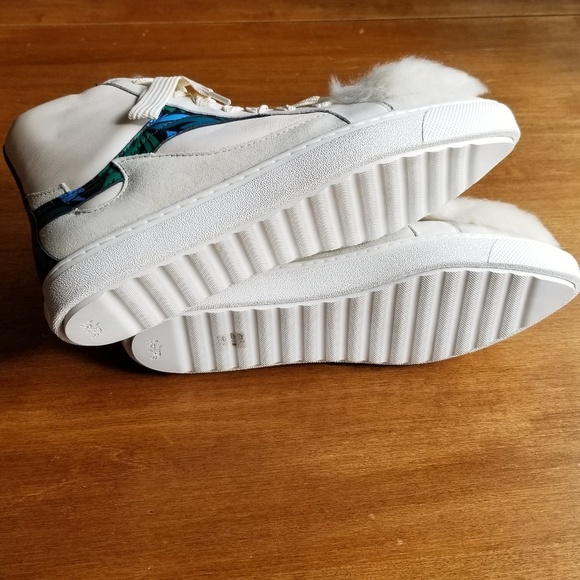 Coach C203 soft smooth/calf suede high tops - Picture 8 of 8